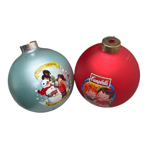 Lot of 13 Campbells Soup Collectible Christmas Ornaments Figurines Lot 2000-2004 - Picture 7 of 7